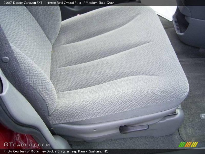 Inferno Red Crystal Pearl / Medium Slate Gray 2007 Dodge Caravan SXT