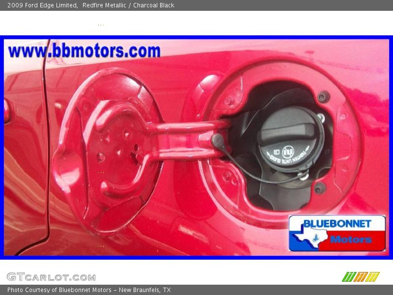 Redfire Metallic / Charcoal Black 2009 Ford Edge Limited
