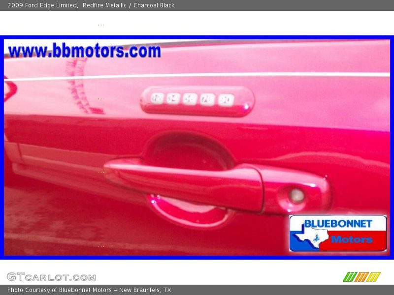 Redfire Metallic / Charcoal Black 2009 Ford Edge Limited