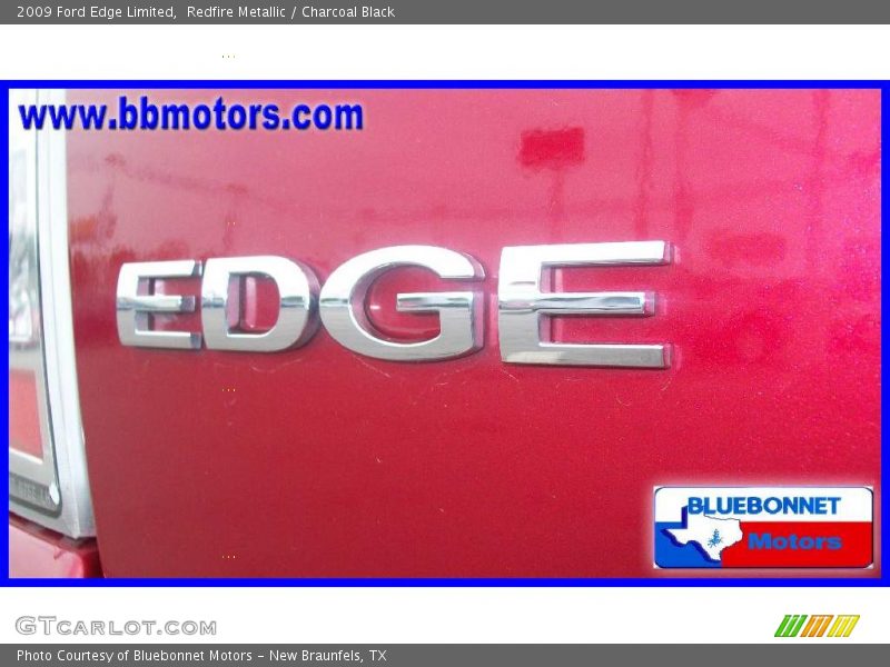 Redfire Metallic / Charcoal Black 2009 Ford Edge Limited