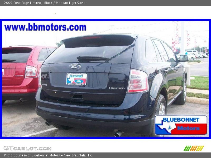 Black / Medium Light Stone 2009 Ford Edge Limited