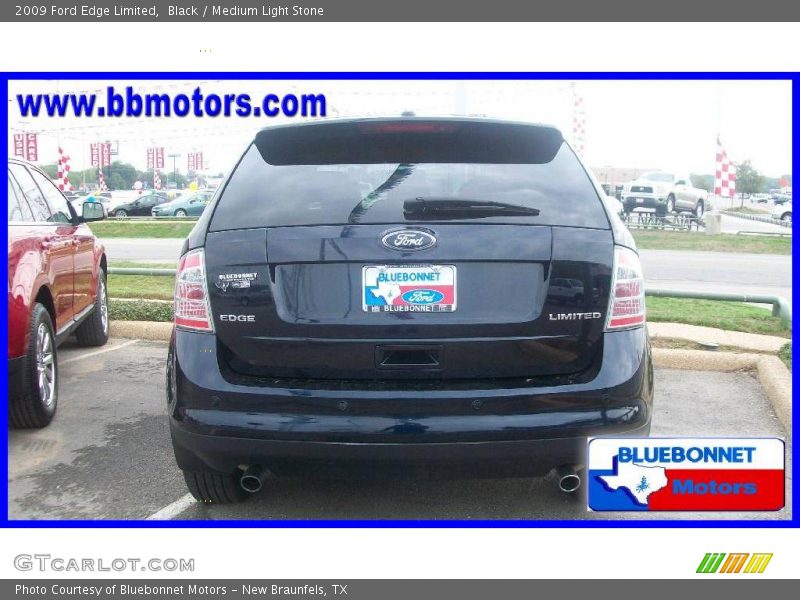 Black / Medium Light Stone 2009 Ford Edge Limited