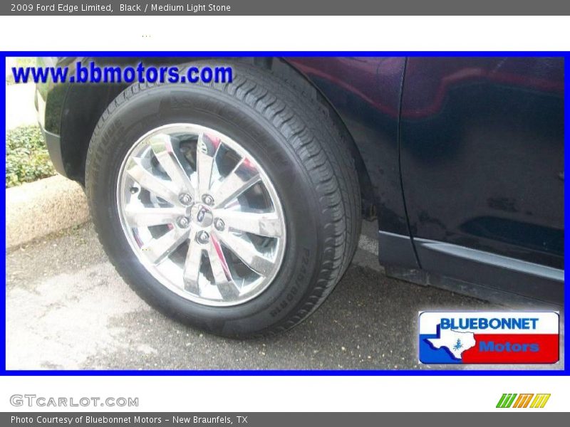 Black / Medium Light Stone 2009 Ford Edge Limited