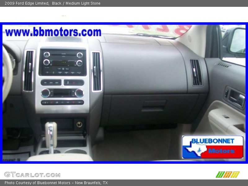 Black / Medium Light Stone 2009 Ford Edge Limited