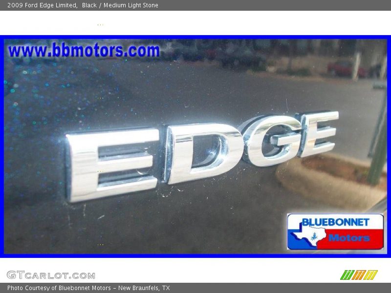 Black / Medium Light Stone 2009 Ford Edge Limited