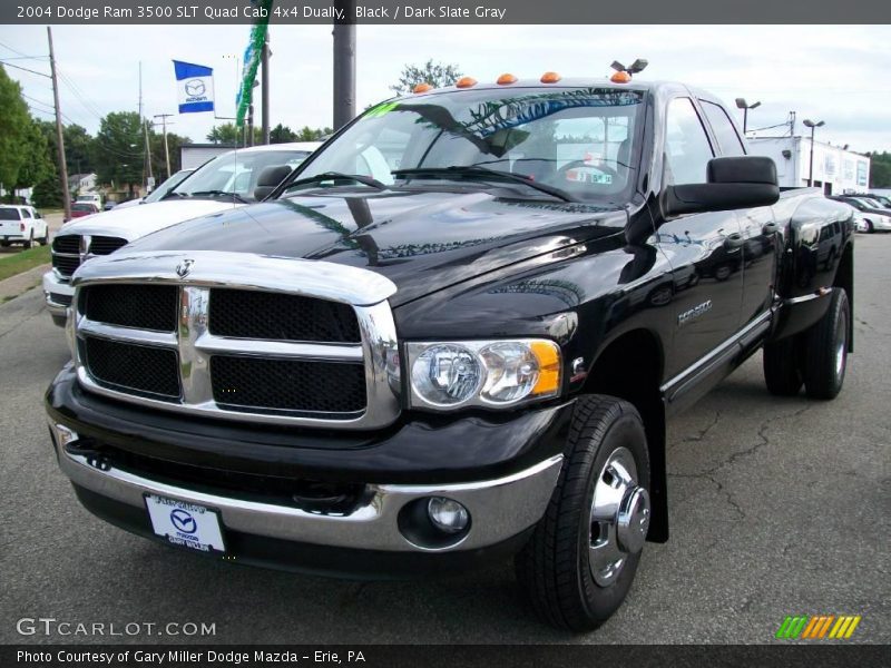 Black / Dark Slate Gray 2004 Dodge Ram 3500 SLT Quad Cab 4x4 Dually