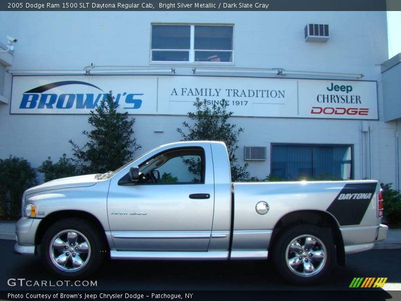 Bright Silver Metallic / Dark Slate Gray 2005 Dodge Ram 1500 SLT Daytona Regular Cab