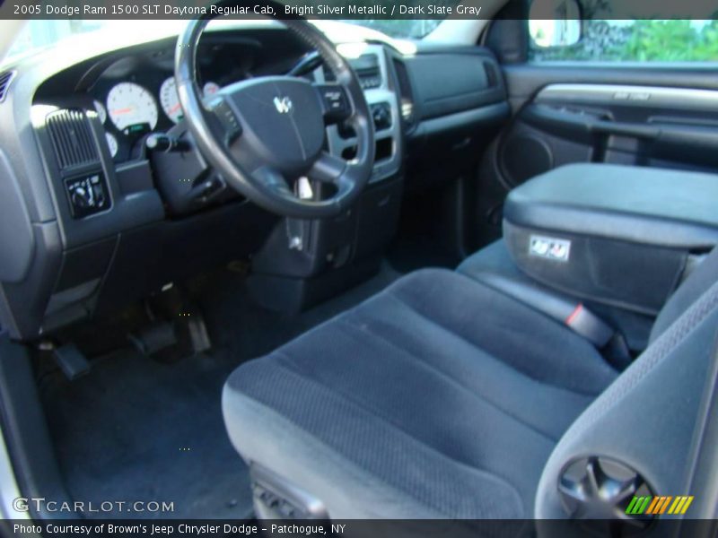 Bright Silver Metallic / Dark Slate Gray 2005 Dodge Ram 1500 SLT Daytona Regular Cab