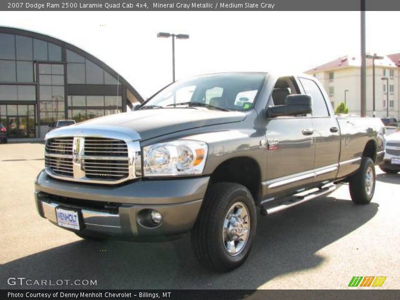 Mineral Gray Metallic / Medium Slate Gray 2007 Dodge Ram 2500 Laramie Quad Cab 4x4
