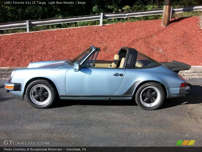  1981 911 SC Targa Light Blue Metallic