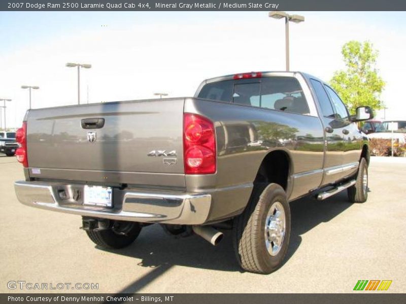 Mineral Gray Metallic / Medium Slate Gray 2007 Dodge Ram 2500 Laramie Quad Cab 4x4