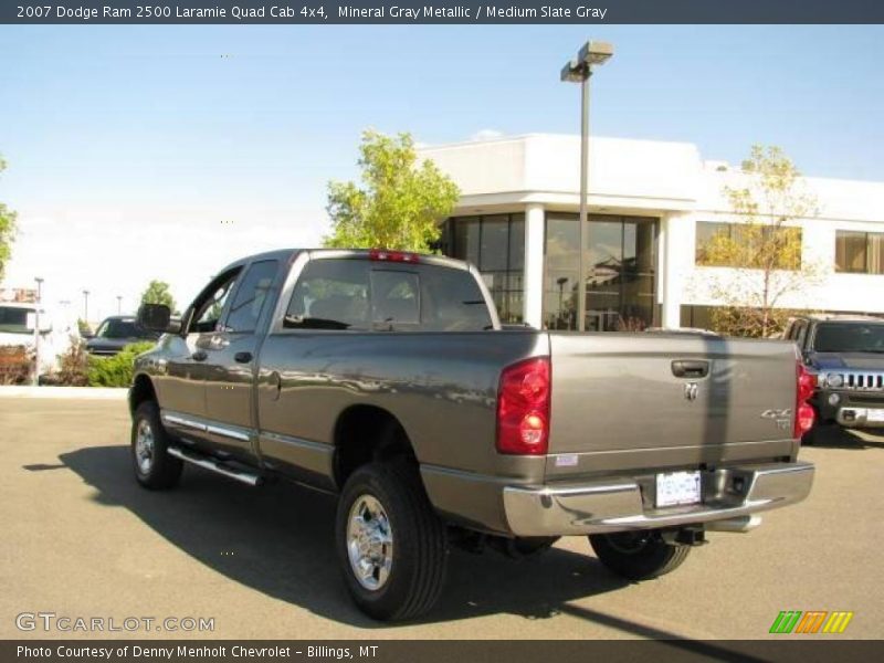 Mineral Gray Metallic / Medium Slate Gray 2007 Dodge Ram 2500 Laramie Quad Cab 4x4