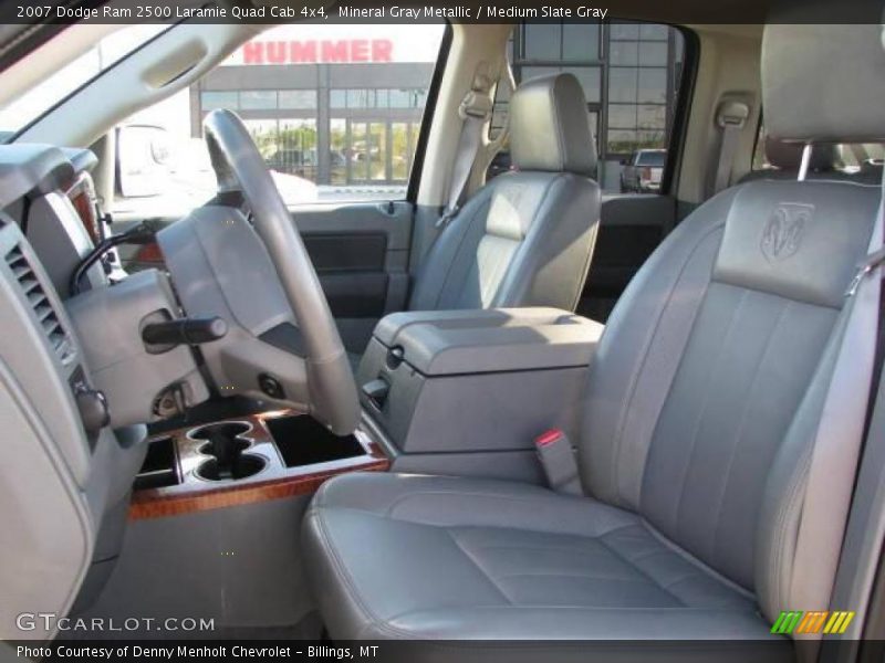 Mineral Gray Metallic / Medium Slate Gray 2007 Dodge Ram 2500 Laramie Quad Cab 4x4