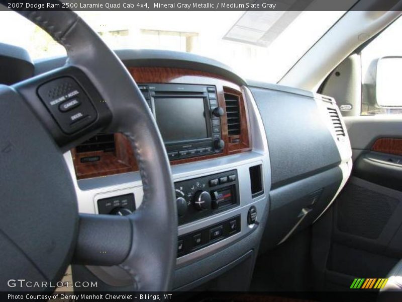 Mineral Gray Metallic / Medium Slate Gray 2007 Dodge Ram 2500 Laramie Quad Cab 4x4