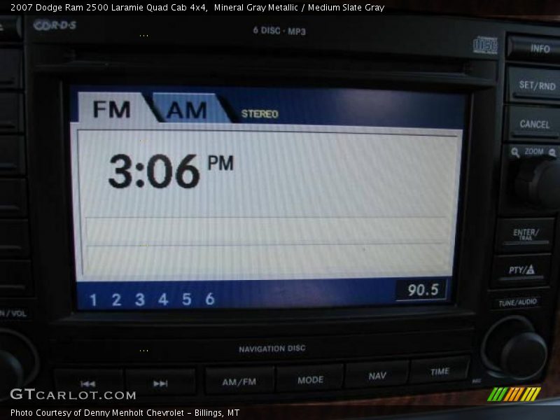 Mineral Gray Metallic / Medium Slate Gray 2007 Dodge Ram 2500 Laramie Quad Cab 4x4