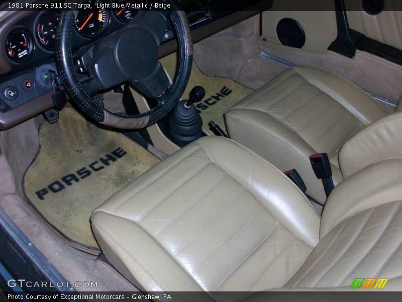 Beige Interior - 1981 911 SC Targa 