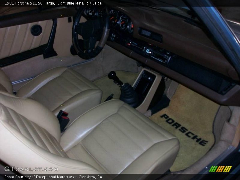  1981 911 SC Targa Beige Interior