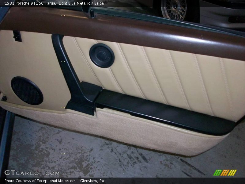 Door Panel of 1981 911 SC Targa