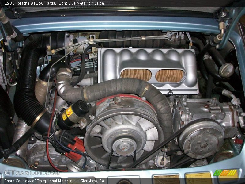 1981 911 SC Targa Engine - 3.0 Liter SOHC 12V Flat 6 Cylinder