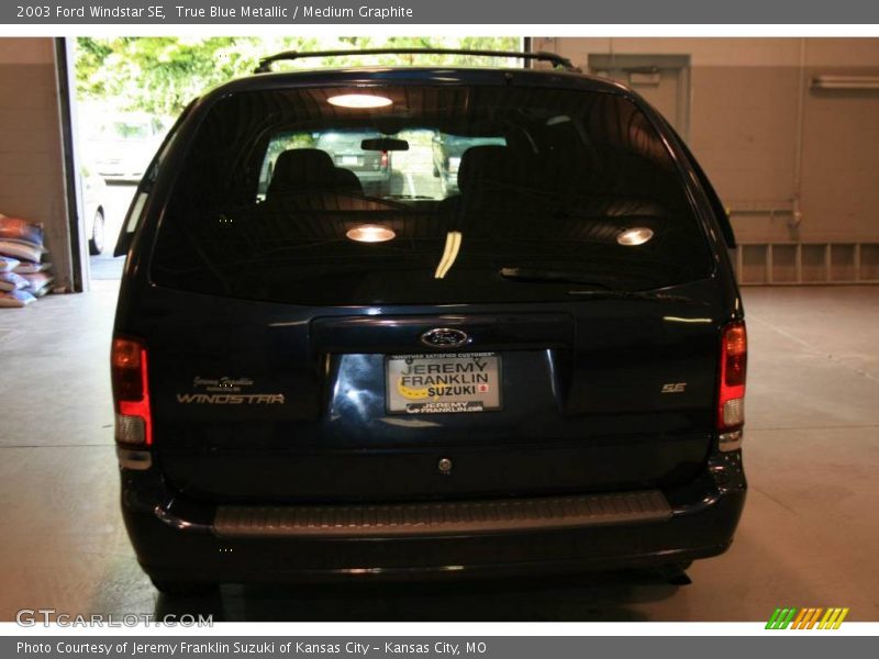 True Blue Metallic / Medium Graphite 2003 Ford Windstar SE