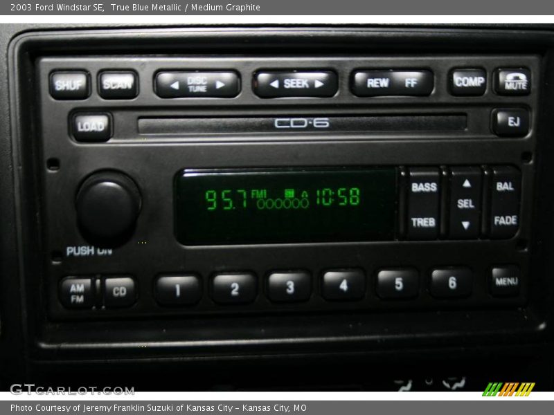 True Blue Metallic / Medium Graphite 2003 Ford Windstar SE