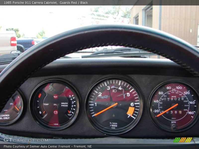 Guards Red / Black 1985 Porsche 911 Carrera Cabriolet