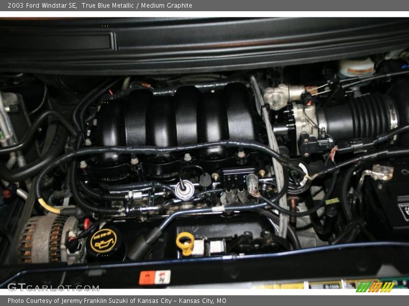 True Blue Metallic / Medium Graphite 2003 Ford Windstar SE