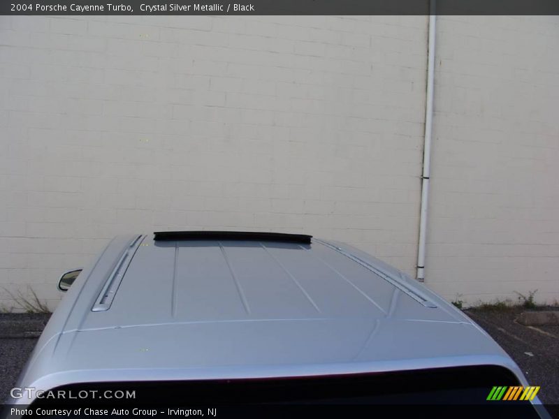 Crystal Silver Metallic / Black 2004 Porsche Cayenne Turbo