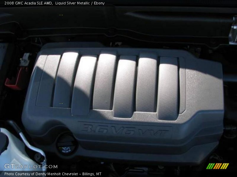 Liquid Silver Metallic / Ebony 2008 GMC Acadia SLE AWD