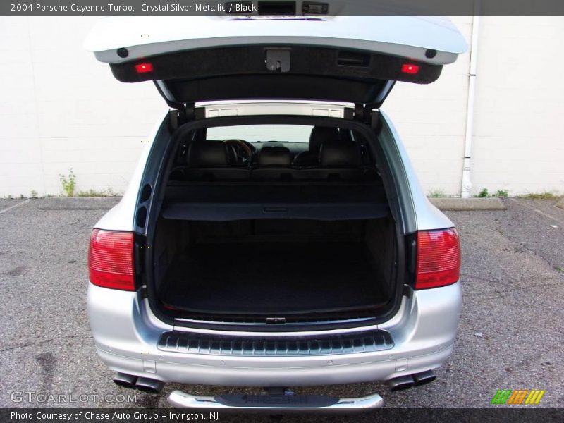 Crystal Silver Metallic / Black 2004 Porsche Cayenne Turbo