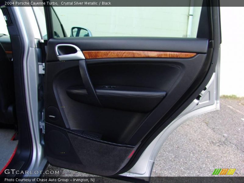 Crystal Silver Metallic / Black 2004 Porsche Cayenne Turbo