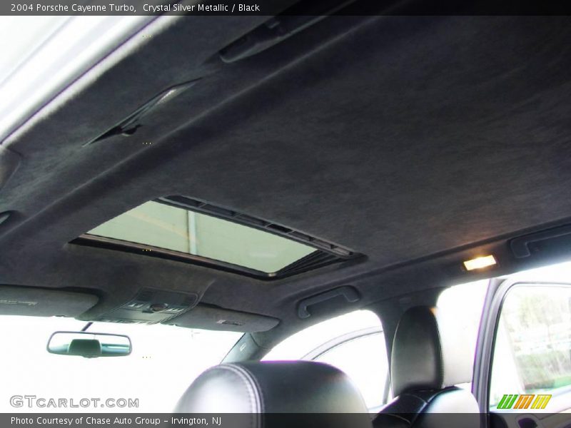 Crystal Silver Metallic / Black 2004 Porsche Cayenne Turbo
