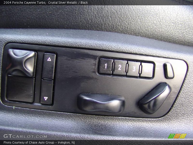 Crystal Silver Metallic / Black 2004 Porsche Cayenne Turbo