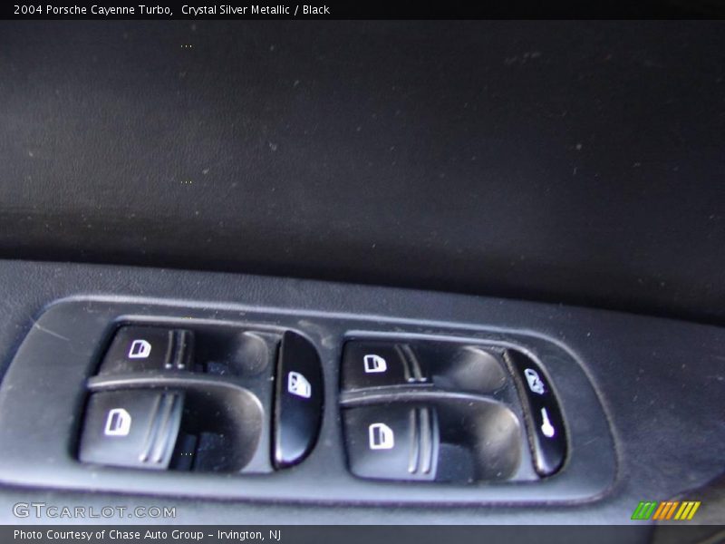 Crystal Silver Metallic / Black 2004 Porsche Cayenne Turbo