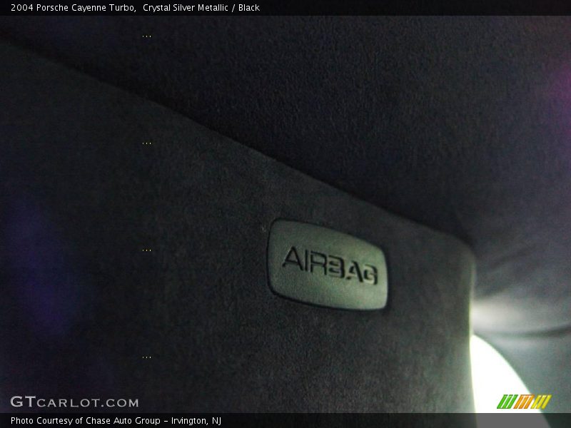 Crystal Silver Metallic / Black 2004 Porsche Cayenne Turbo