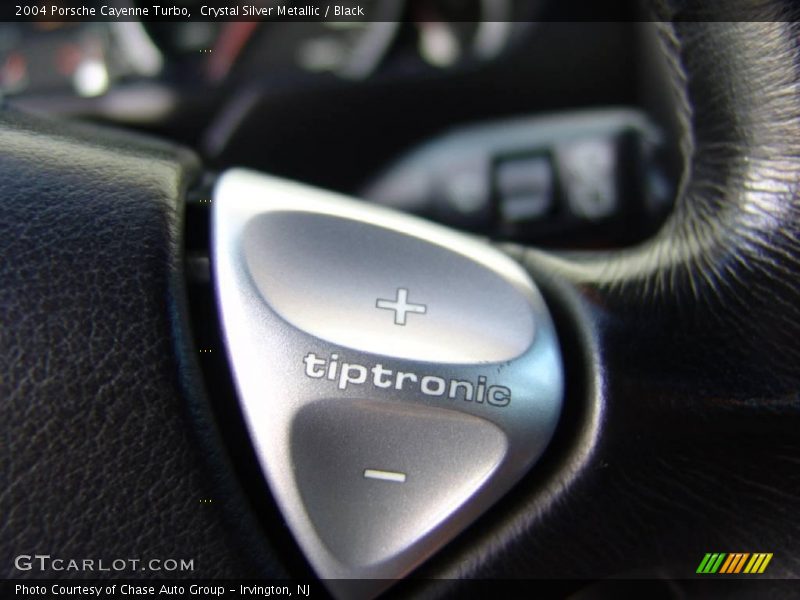 Crystal Silver Metallic / Black 2004 Porsche Cayenne Turbo