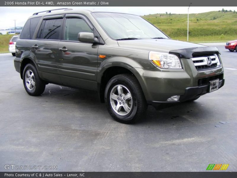 Amazon Green Metallic / Olive 2006 Honda Pilot EX-L 4WD