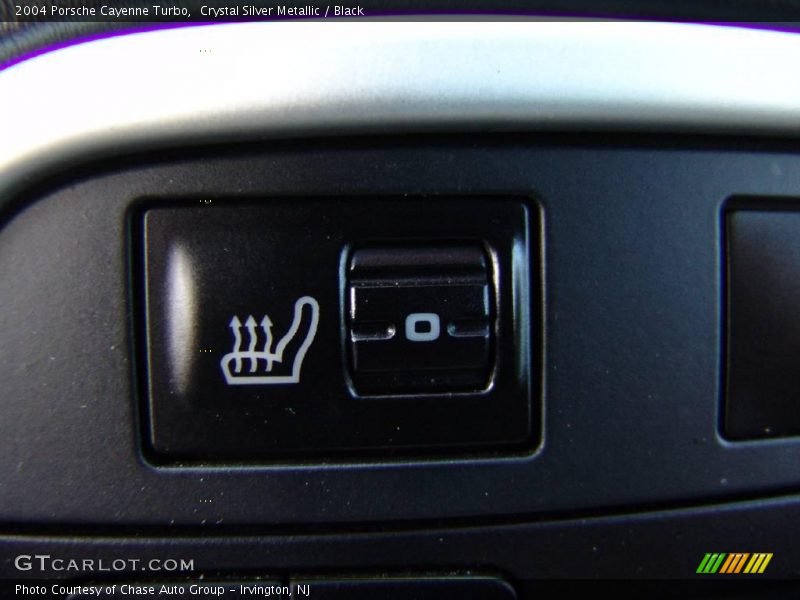 Crystal Silver Metallic / Black 2004 Porsche Cayenne Turbo