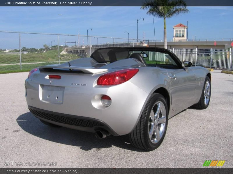 Cool Silver / Ebony 2008 Pontiac Solstice Roadster