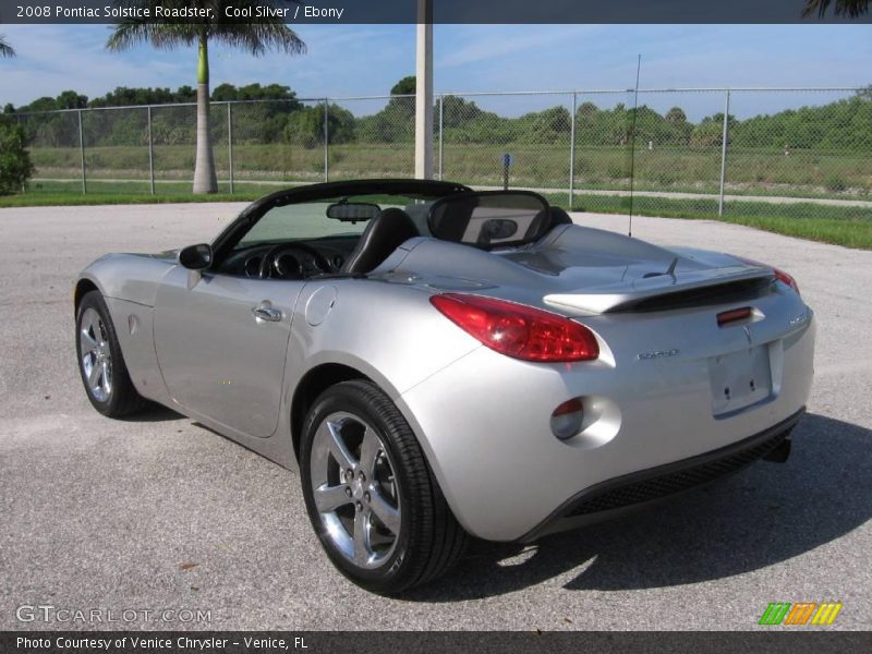 Cool Silver / Ebony 2008 Pontiac Solstice Roadster