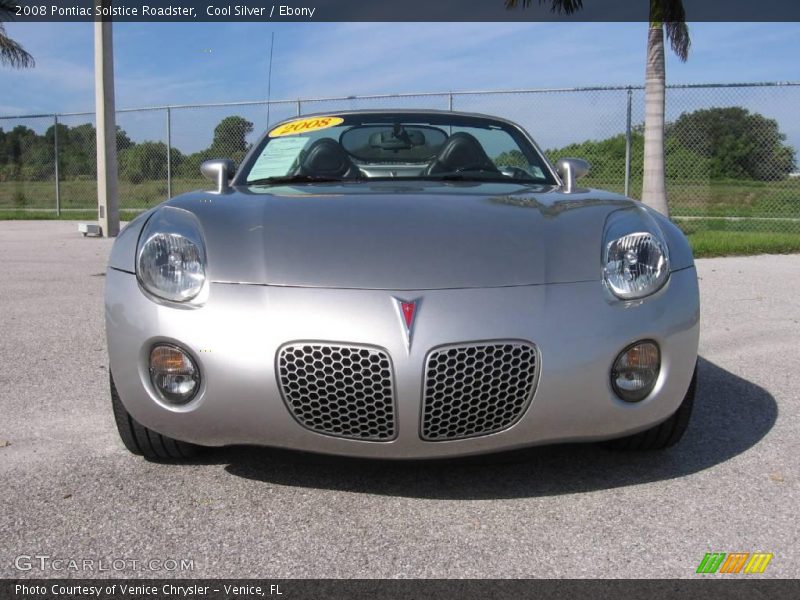 Cool Silver / Ebony 2008 Pontiac Solstice Roadster