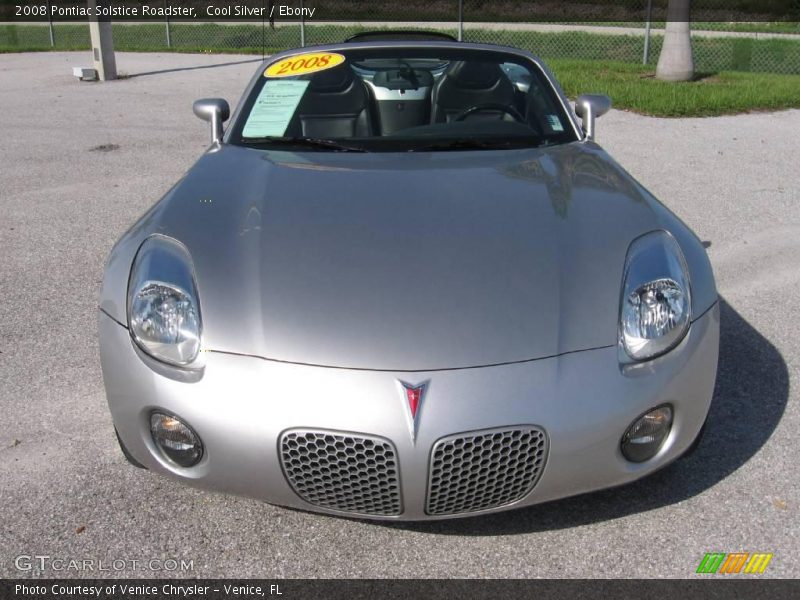Cool Silver / Ebony 2008 Pontiac Solstice Roadster