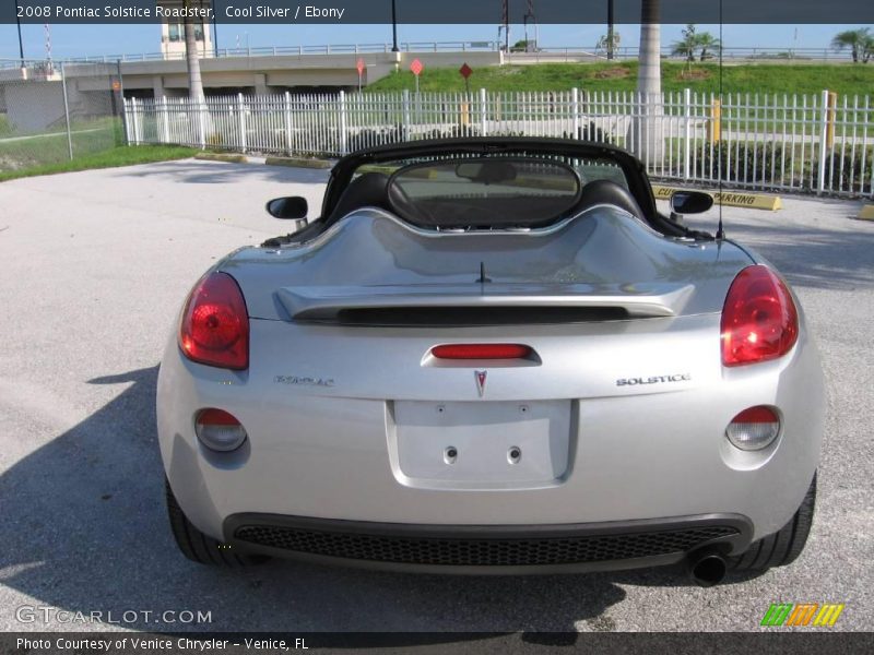 Cool Silver / Ebony 2008 Pontiac Solstice Roadster