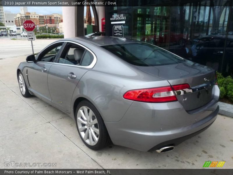 Lunar Grey Metallic / Dove 2010 Jaguar XF Premium Sport Sedan