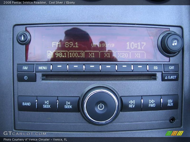 Cool Silver / Ebony 2008 Pontiac Solstice Roadster
