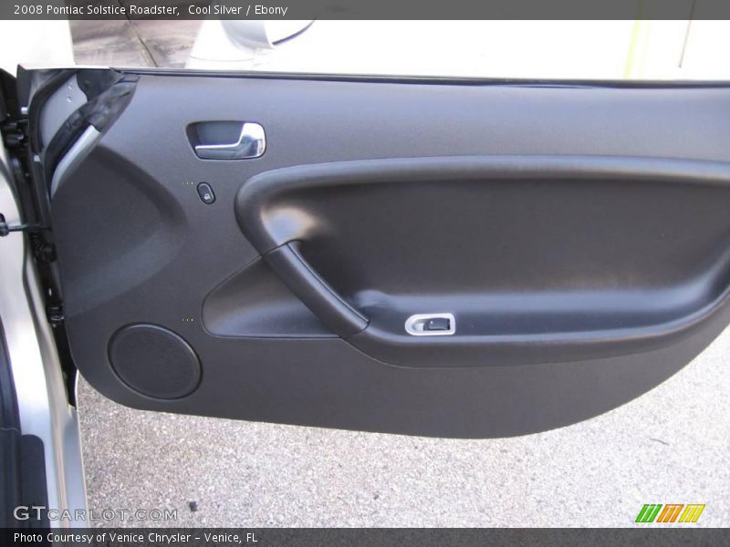 Cool Silver / Ebony 2008 Pontiac Solstice Roadster
