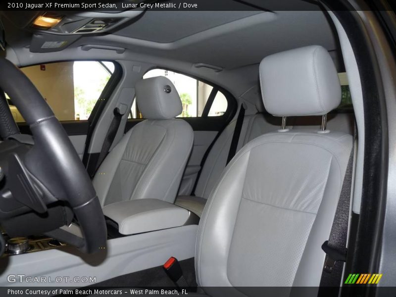 Lunar Grey Metallic / Dove 2010 Jaguar XF Premium Sport Sedan