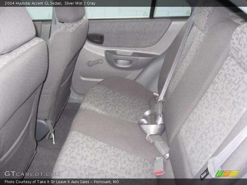 Silver Mist / Gray 2004 Hyundai Accent GL Sedan