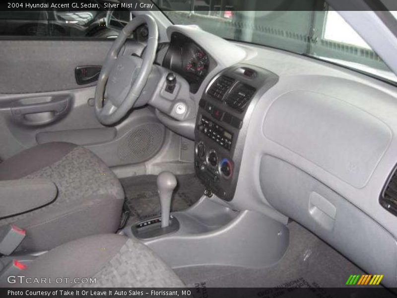 Silver Mist / Gray 2004 Hyundai Accent GL Sedan