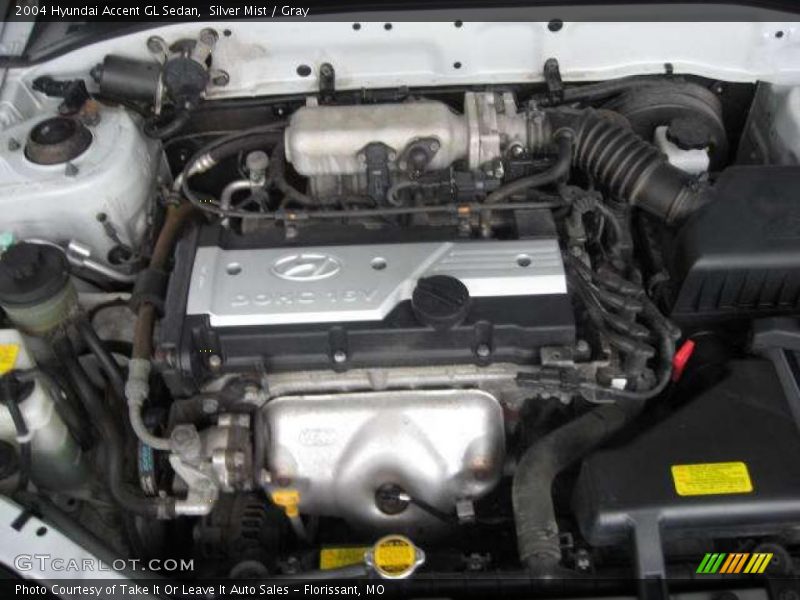 Silver Mist / Gray 2004 Hyundai Accent GL Sedan